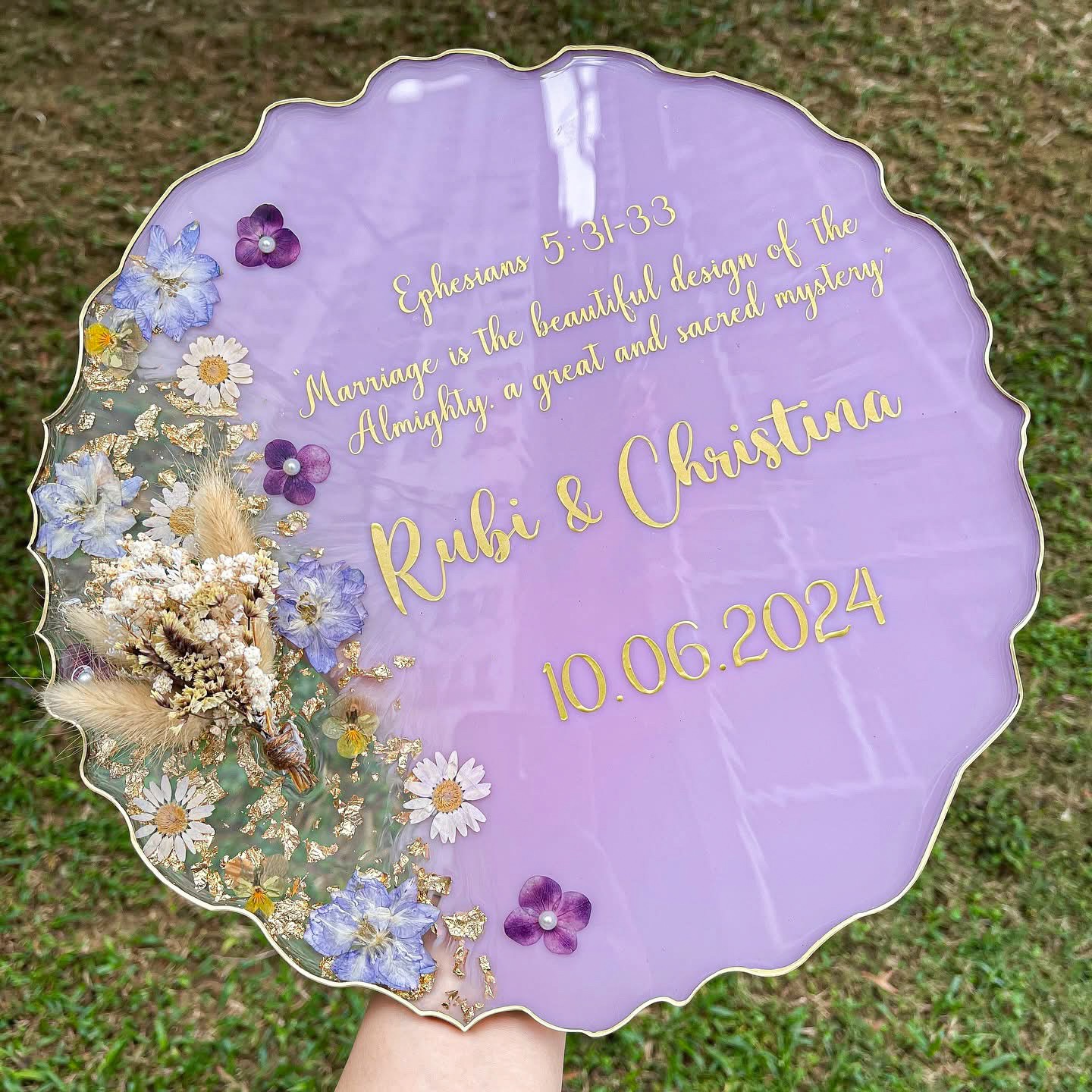 Wedding/Engagement Plate