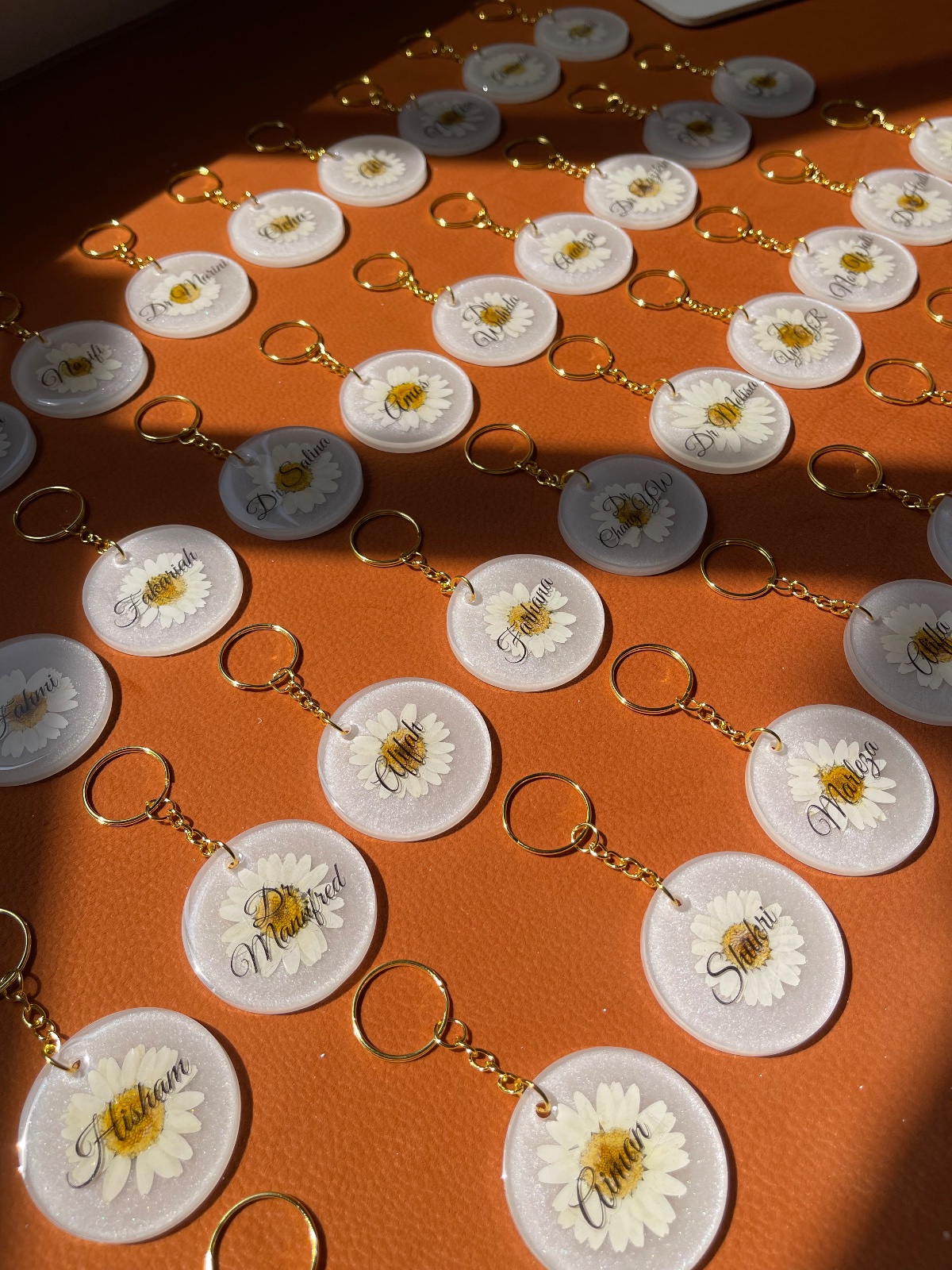 Daisy Keychain